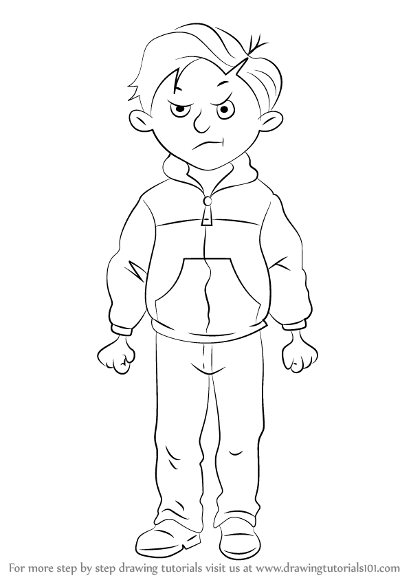 598x844 learn how to draw rude ralph from horrid henry - Rude Drawings