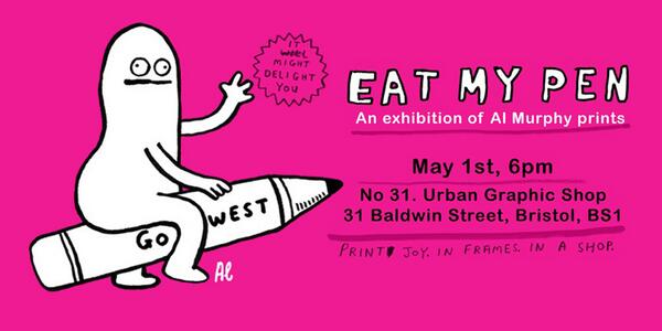 600x300 u studio on twitter art free booze rude drawings! 'eat my pen - Rude Drawings