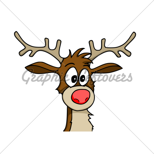 500x500 Rudolph Gl Stock Images - Rudolph Cartoon Drawing