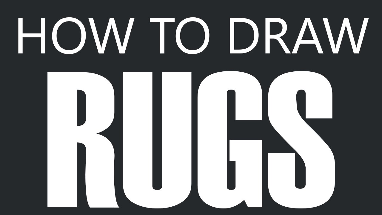 1280x720 how to draw a rug - Rug Drawing
