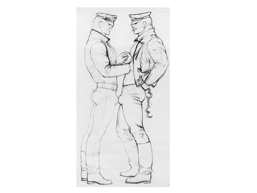 840x630 untitled rectangular rug henzel studio heritage tom of finland - Rug Drawing