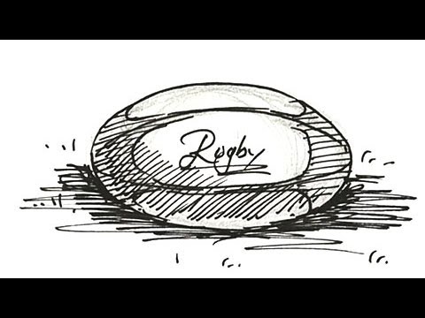 480x360 how to draw a rugby ball real easy - Rugby Ball Drawing