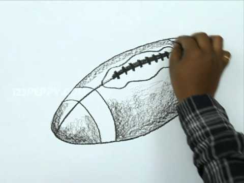 480x360 how to draw a rugby ball - Rugby Ball Drawing