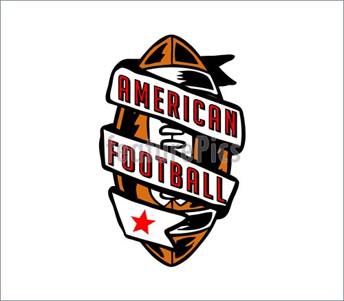 500x437 illustration of rugby ball badge hand draw - Rugby Ball Drawing