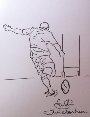 309x400 line drawings rugby arts - Rugby Drawing