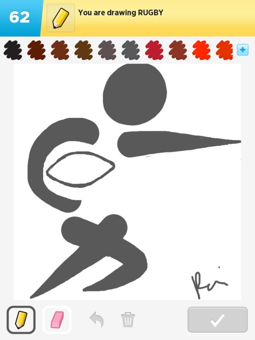 500x667 rugby drawings - Rugby Drawing