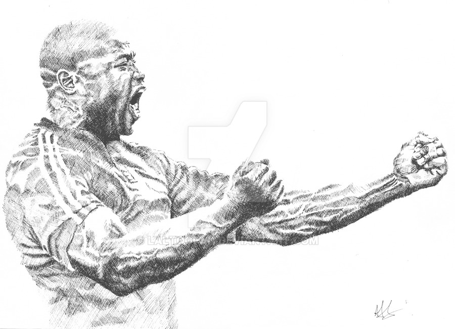 900x650 Ugo Monye - Rugby Drawing