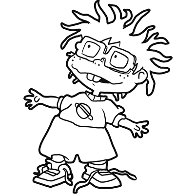 400x400 how to draw chuckie from rugrats with easy drawing tutorial - Rugrats Drawing