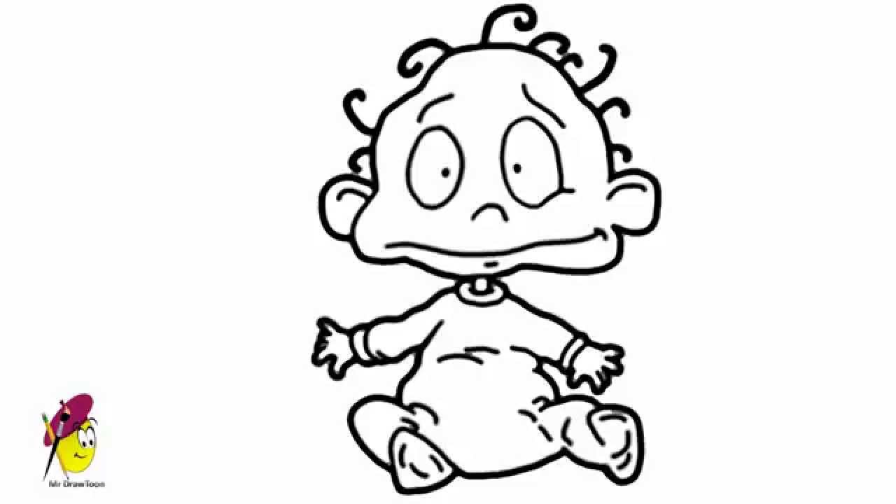 1280x720 little boy - Rugrats Drawing