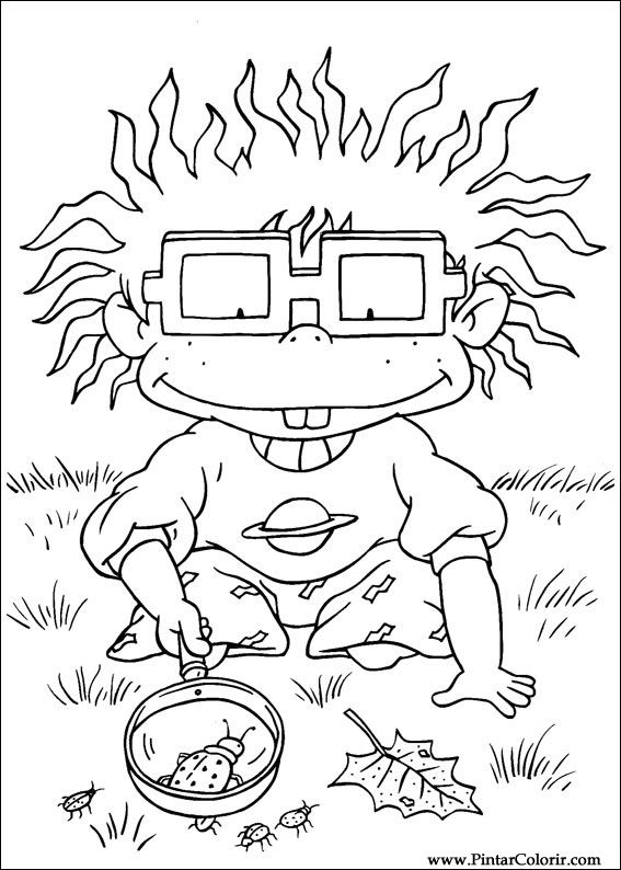 567x794 drawings to paint colour rugrats - Rugrats Drawing