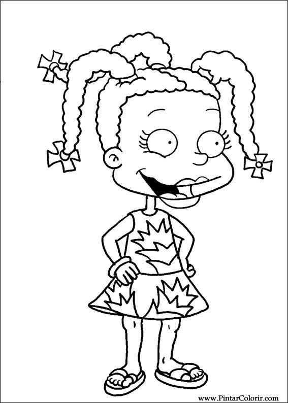 567x794 drawings to paint colour rugrats - Rugrats Drawing