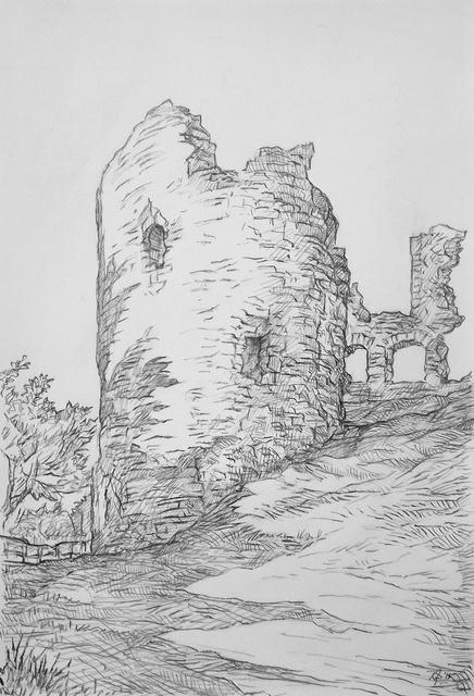 Ruins Drawing at PaintingValley.com | Explore collection of Ruins Drawing