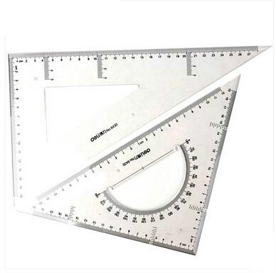 388x383 deli high quality plastic ruler student drawing ruler - Ruler Drawing