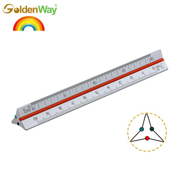 350x350 metal aluminium ratio scale ruler - Ruler Drawing