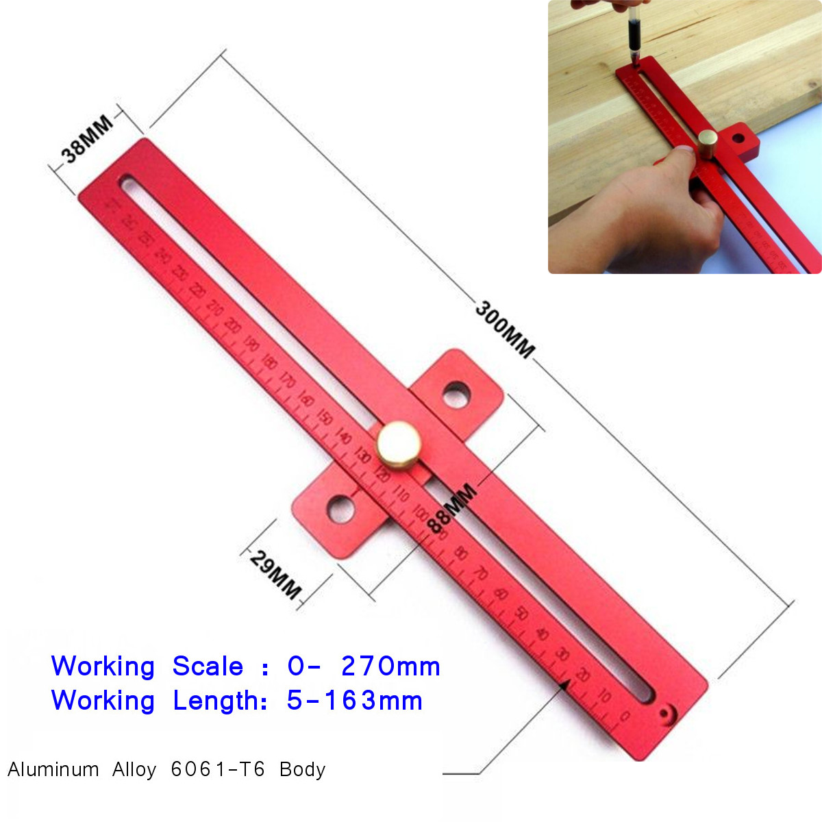 1200x1200 aluminum scale wood measure ruler straight line drawing - Ruler Drawing