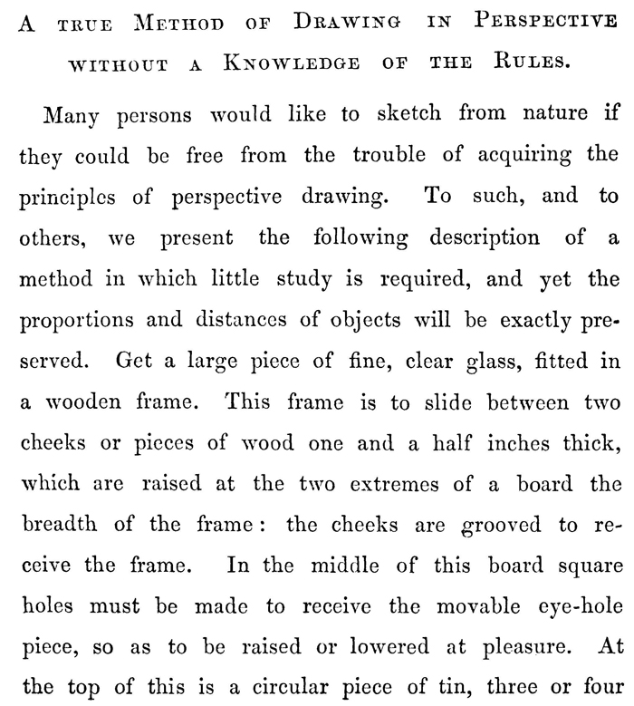 700x779 drawing in perspective without any knowledge of the rules - Rules Drawing