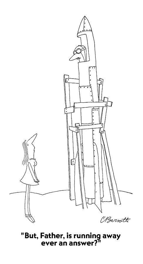 488x900 But, Father, Is Running Away Ever An Answer Drawing - Running Away Drawing