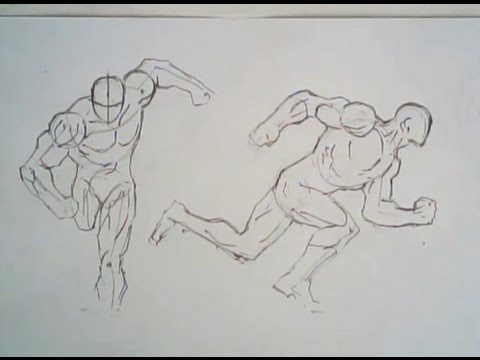 480x360 How To Draw Running Poses - Running Figure Drawing