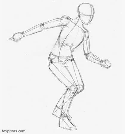 419x450 Running Figure In Art References Drawings, Art Sketches - Running Figure Drawing