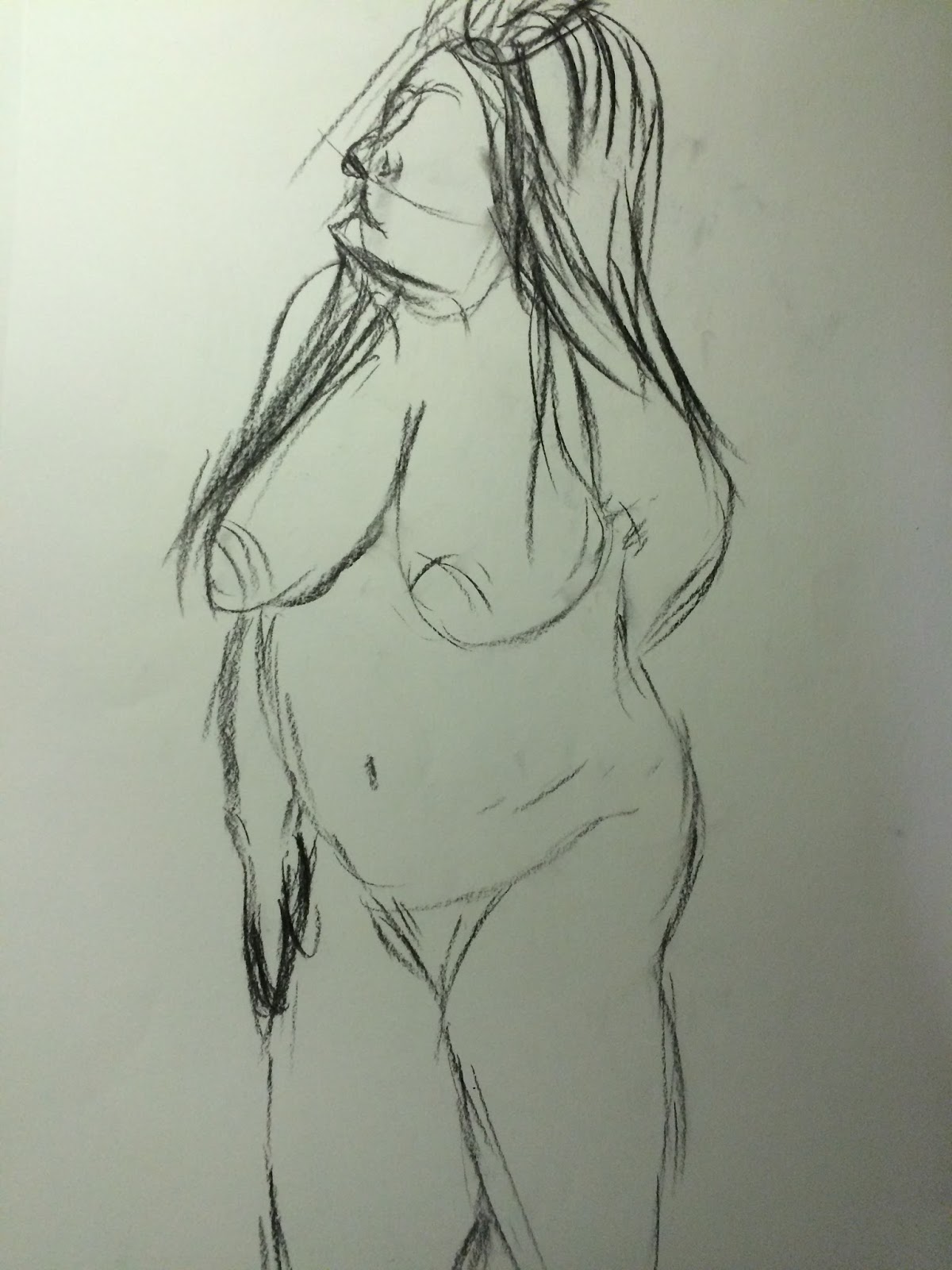 1200x1600 Ben Young Animation Life Drawing - Running Figure Drawing