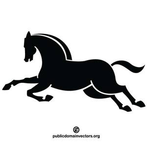 300x300 running horse silhouette clip art free - Running Horse Line Drawing