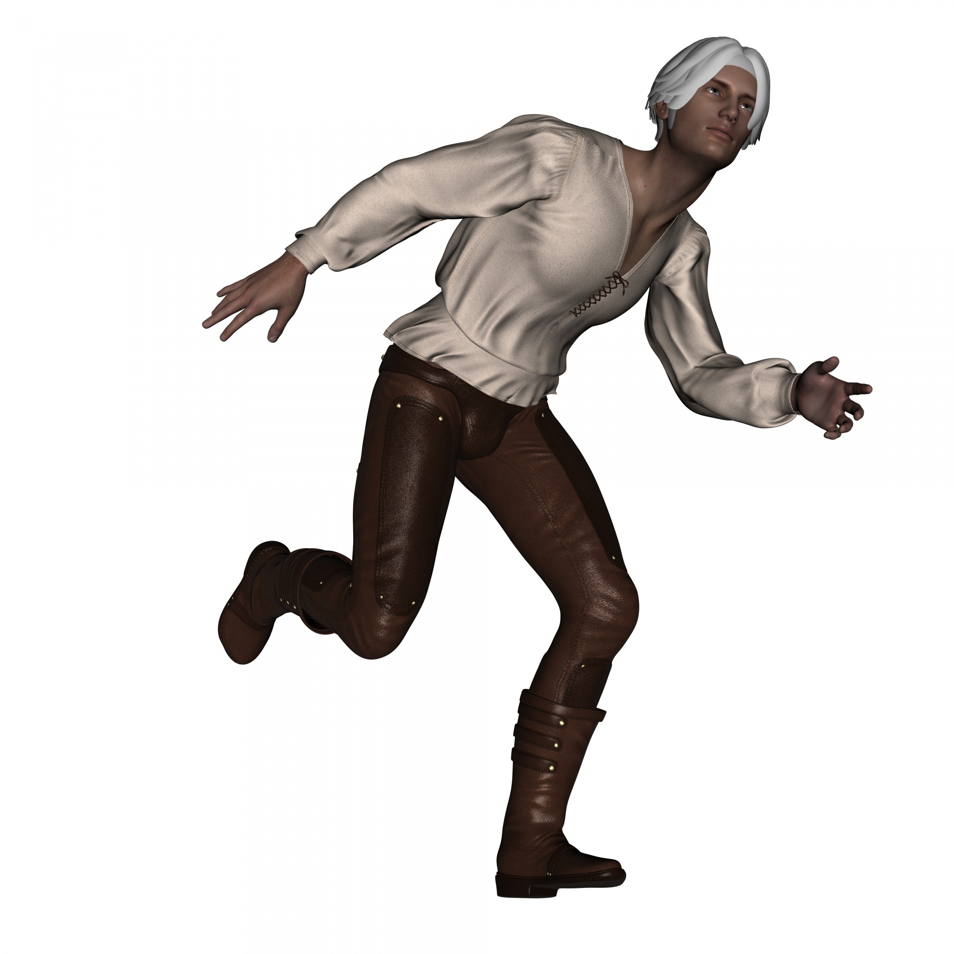 1920x1920  - Running Man Drawing