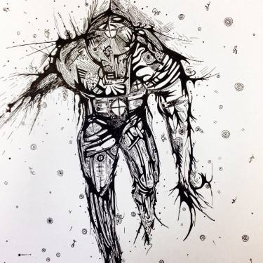 Running Man Drawing at PaintingValley.com | Explore collection of ...