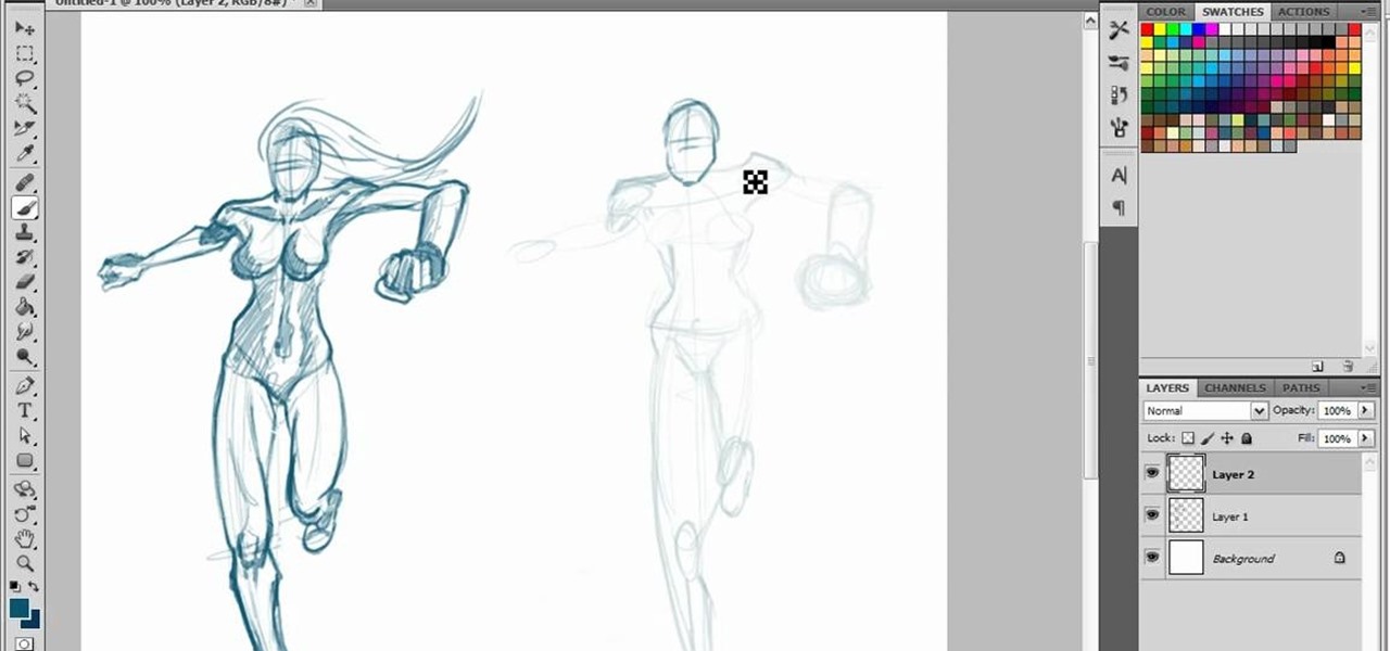 1280x600 How To Draw A Realistic Picture Of A Person Running - Running Person Drawing