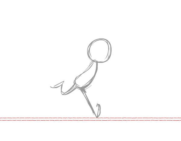 600x469 Person Running Animation Free Download Clip Art - Running Person Drawing