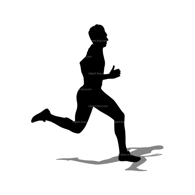 800x800 Person Running Clipart Hostted - Running Person Drawing