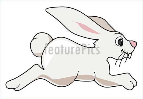 Running Rabbit Drawing at PaintingValley.com | Explore collection of ...