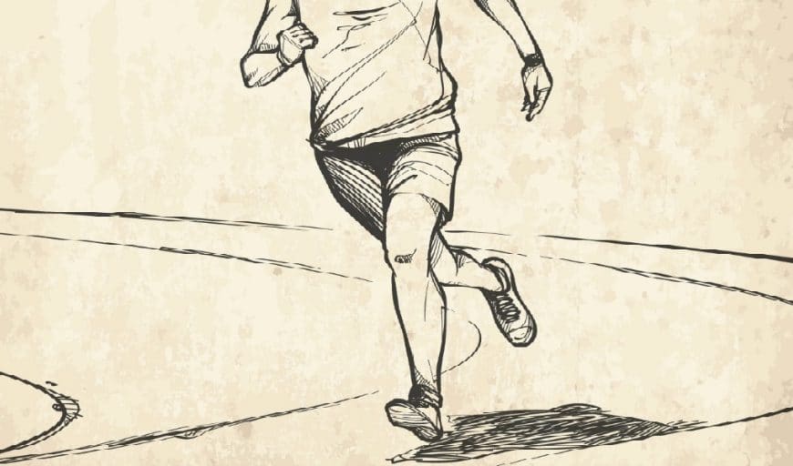 870x512 town to town off road race - Running Race Drawing