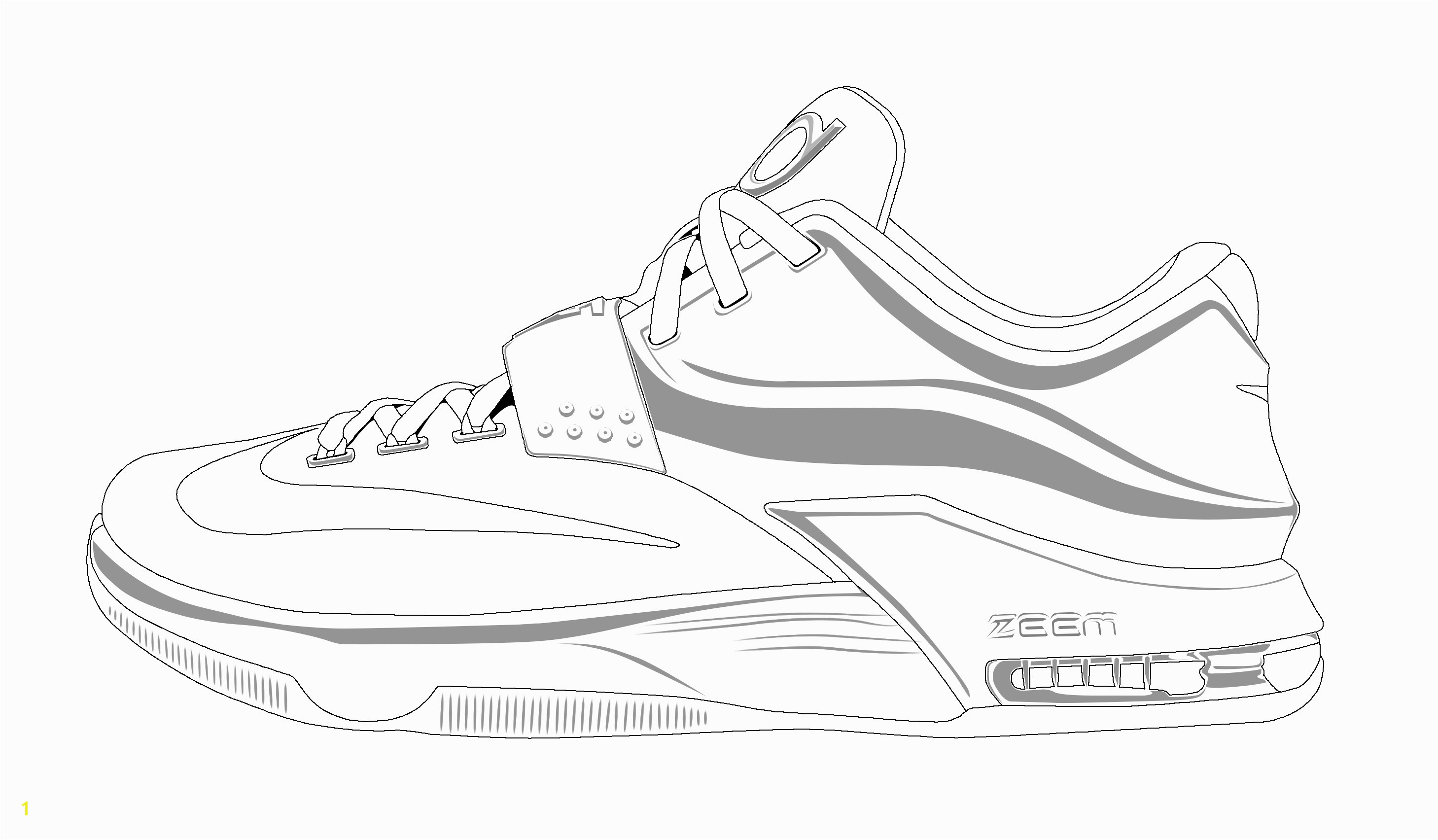 2917x1704 Printable Tennis Shoe Coloring Pages Great Running Shoes Coloring - Running Shoes Drawing