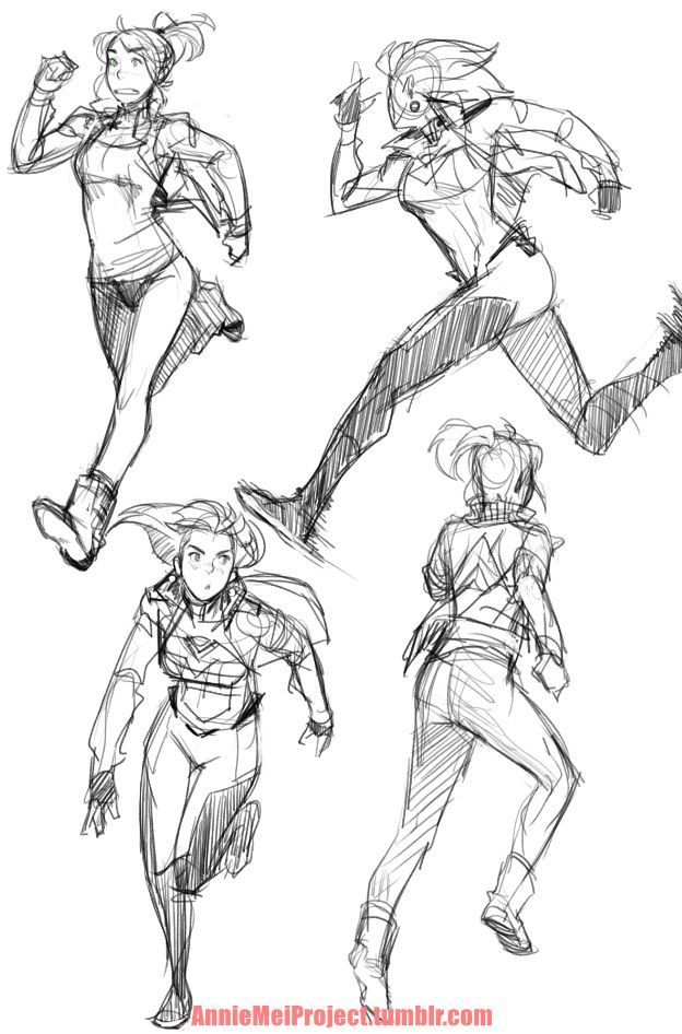 624x946 pose references! drawings, running drawing, art - Running Woman Drawing