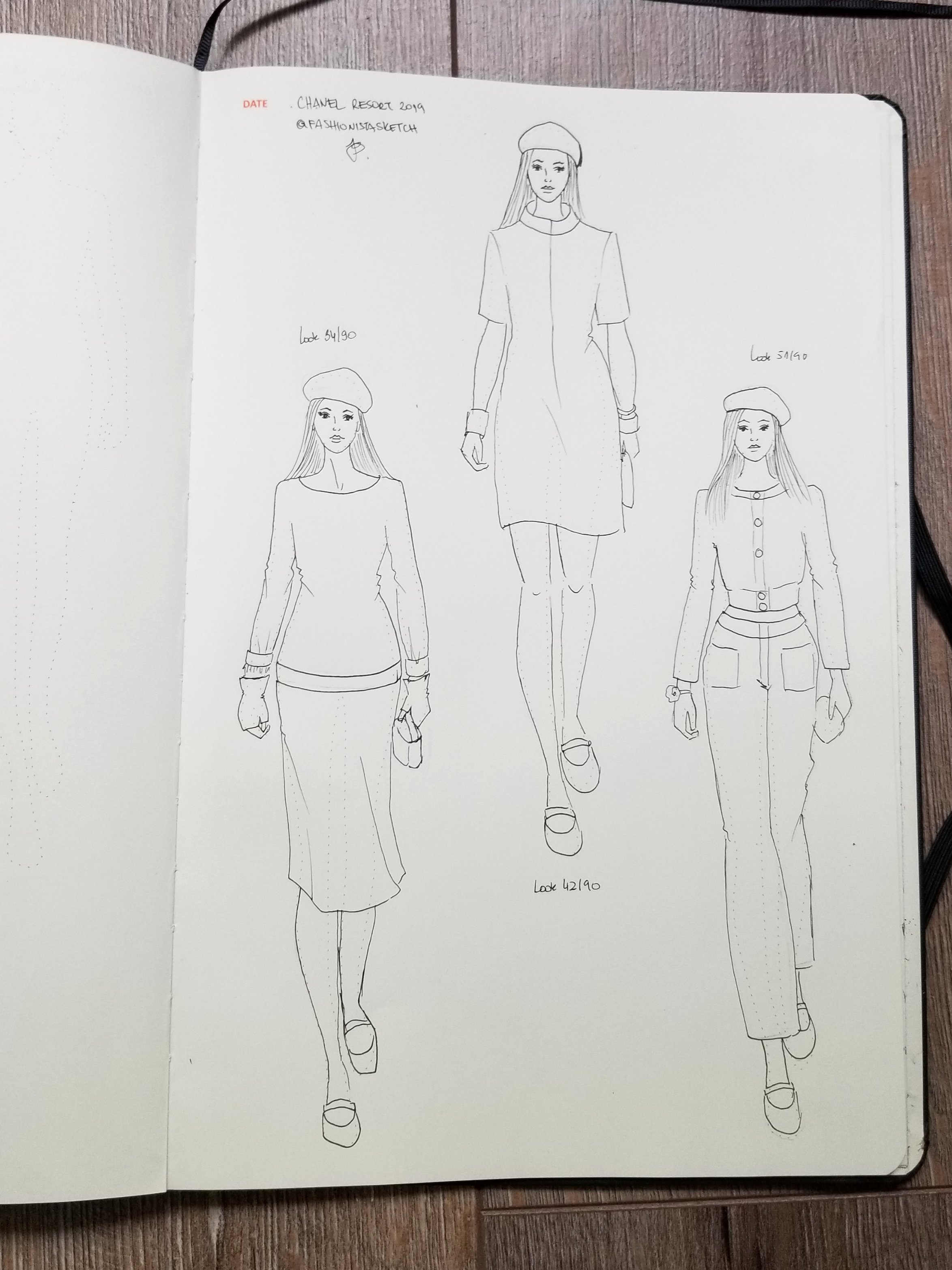 2347x3131 how to illustrate fashion week runway looks - Runway Drawing