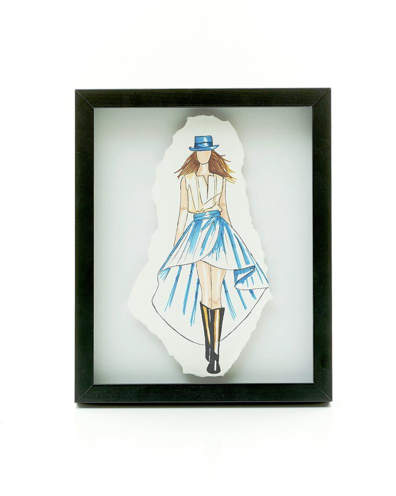 794x993 runway sketch fashion illustration unique wall art gift for etsy - Runway Drawing