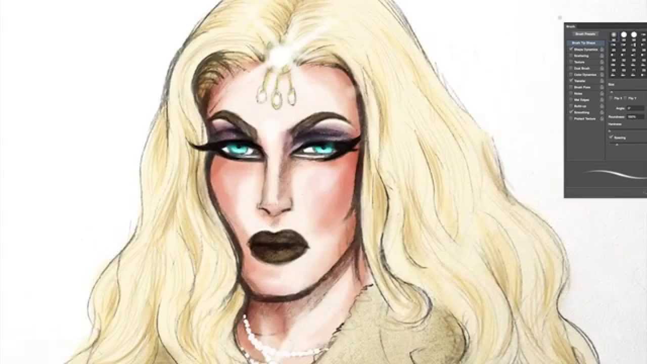 1280x720 Pearl Drawing - Rupaul Drawing