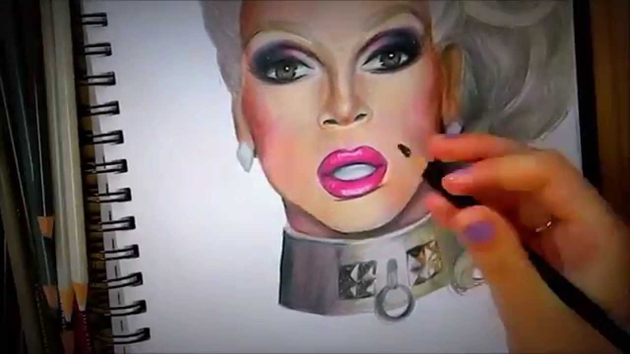 1280x720 Rupaul Speed Drawing - Rupaul Drawing