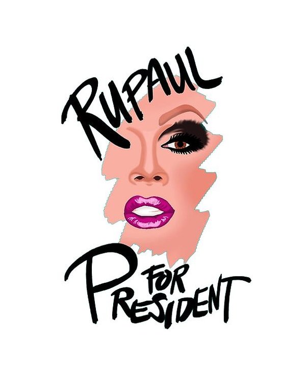 600x749 Rupauls, Drag Race Poster - Rupaul Drawing