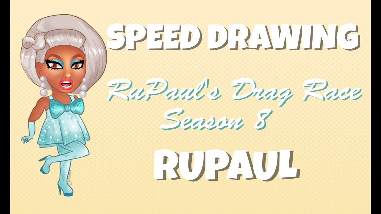 1280x720 Speed Drawing Rupaul's Drag Race Season - Rupaul Drawing