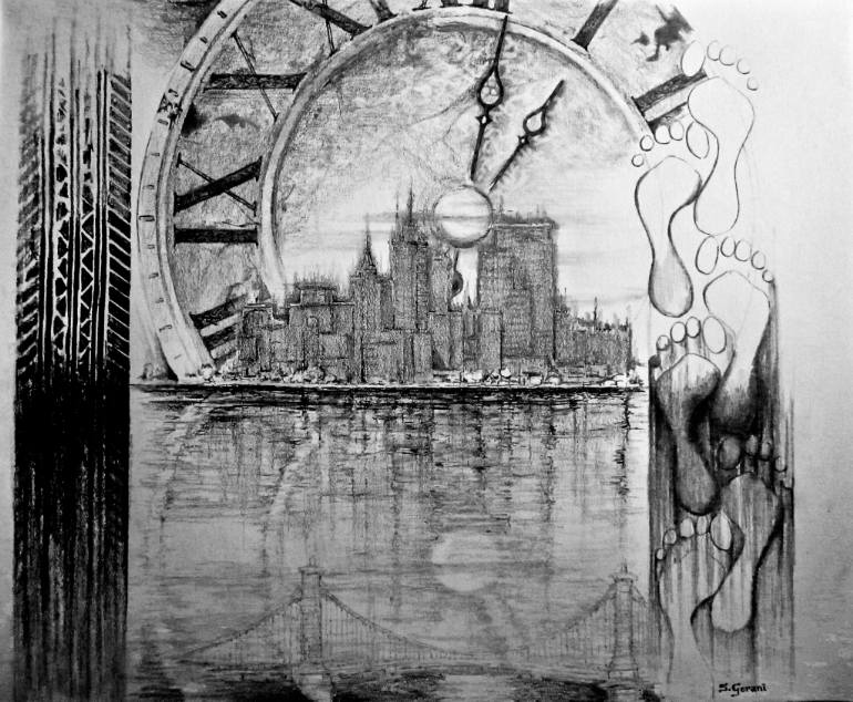 770x634 rush hour drawing - Rush Drawing