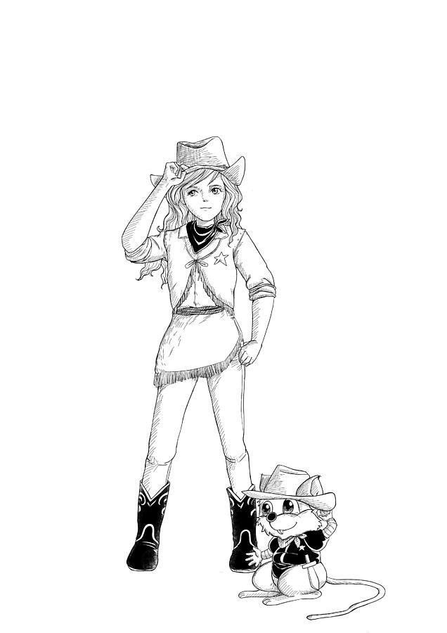 636x900 tammy and alfred in the gold rush drawing - Rush Drawing