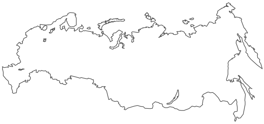 846x399 loveluxleblog russia map drawing - Russia Drawing