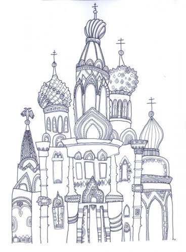 368x500 russia st petersburg - Russia Drawing