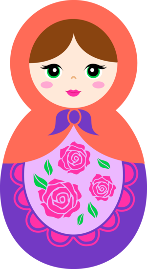 301x550 russia drawing doll transparent png clipart free download - Russian Doll Drawing
