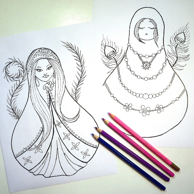 Russian Doll Drawing at Explore collection of