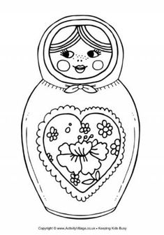 235x337 best matroyska draw images matryoshka doll, dolls, patterns - Russian Doll Drawing