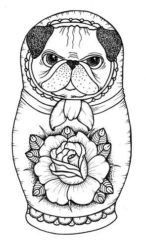 295x500 best russian doll images russian dolls drawing - Russian Doll Drawing