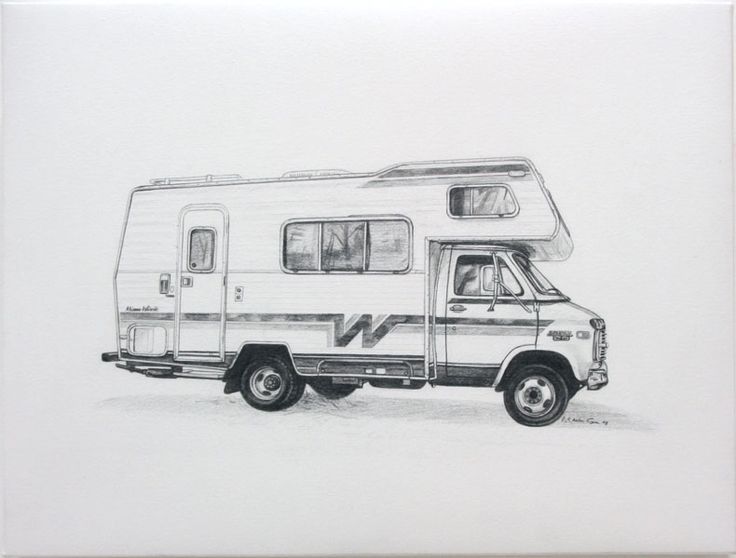 736x558 Rv Drawing Rv Camping For Free Download - Rv Drawing