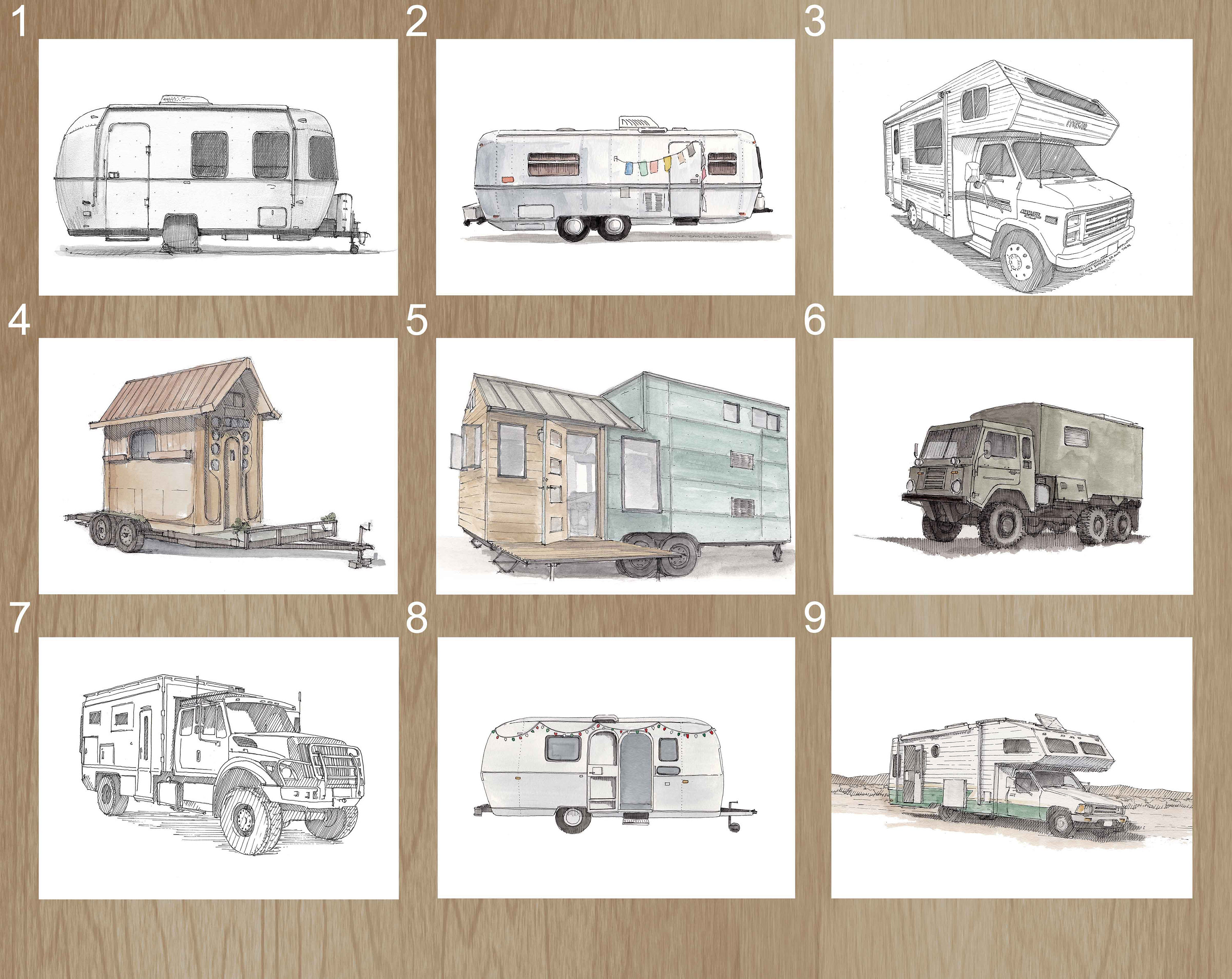3000x2384 Airstream, Rv And Tinyhouse - Rv Drawing